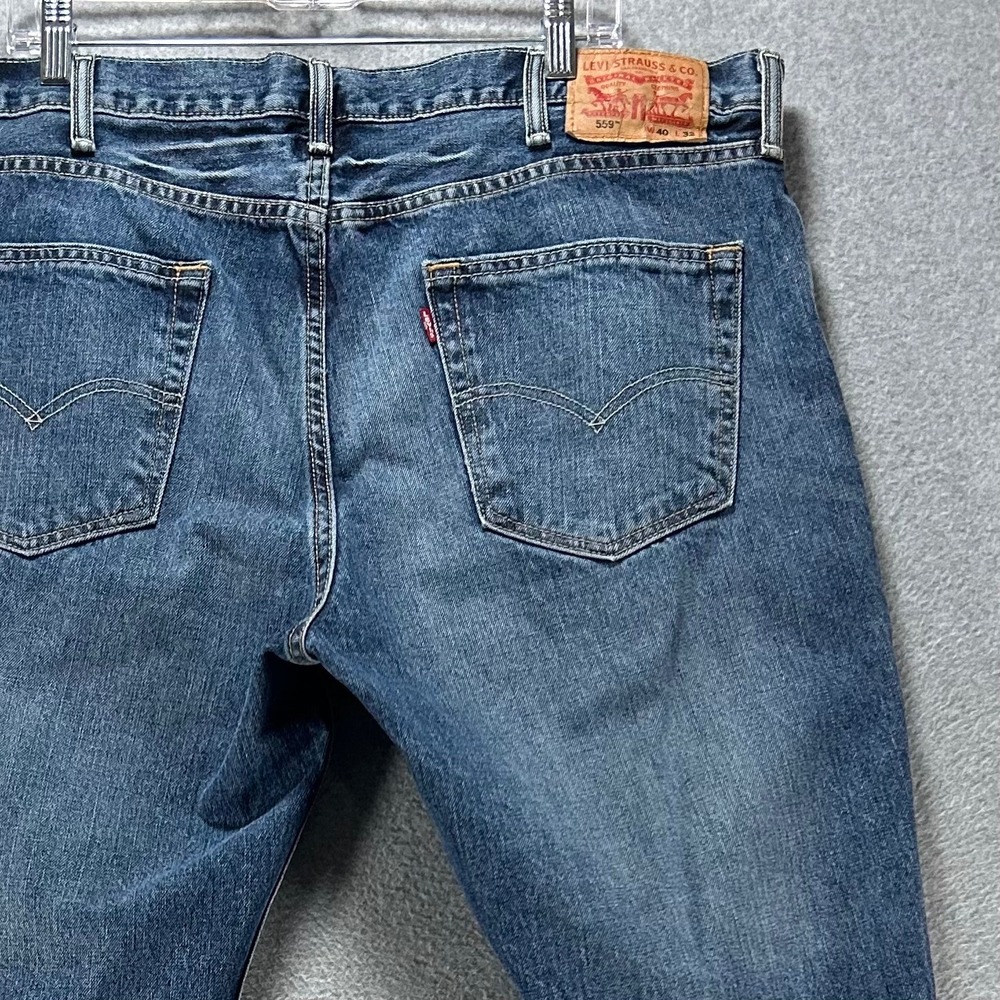 Levi's Jeans 559 Relaxed Straight Mens 40x31 Blue Denim Classic Casual